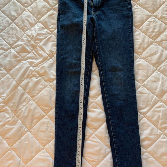 COPY - Levi's Mile High Super Skinny Dark Blue (S… - Picture 4 of 11